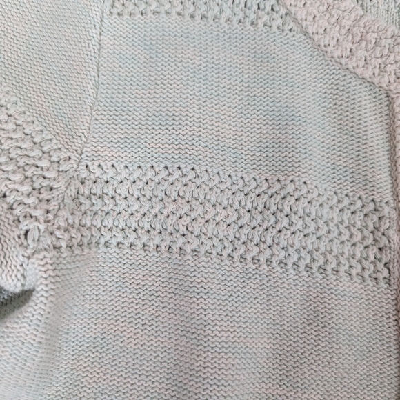 EUC CABI Society Mint Green Sweater Knit Cardigan Size Large - Picture 6 of 10